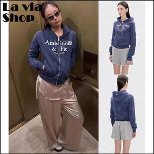 Lve买手店正品Urban Sophistication长裤Jennie同款字母连帽卫衣