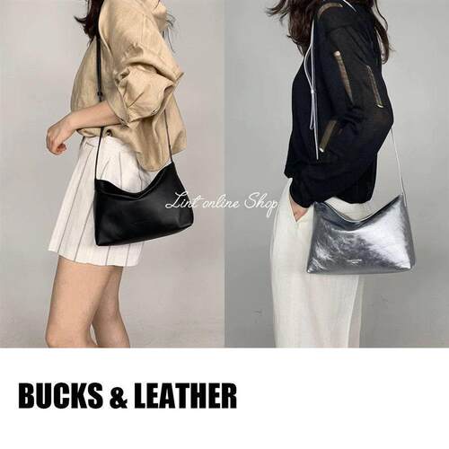 折扣 bucks & leather 羊皮腋下小方包简约单肩斜挎包