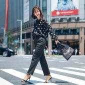 强推王选_MO超人气客供干爽垂坠人丝混纺D环饰腰直筒休闲西装 长裤