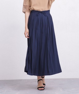 贵气优雅 N@no主线 飘垂 风一般 前后2穿系带松紧腰半身裙 21aw