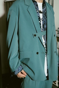 西装 1.7W 宽松垂顺有型廓形双排扣休闲男士 精品控苾入 U家