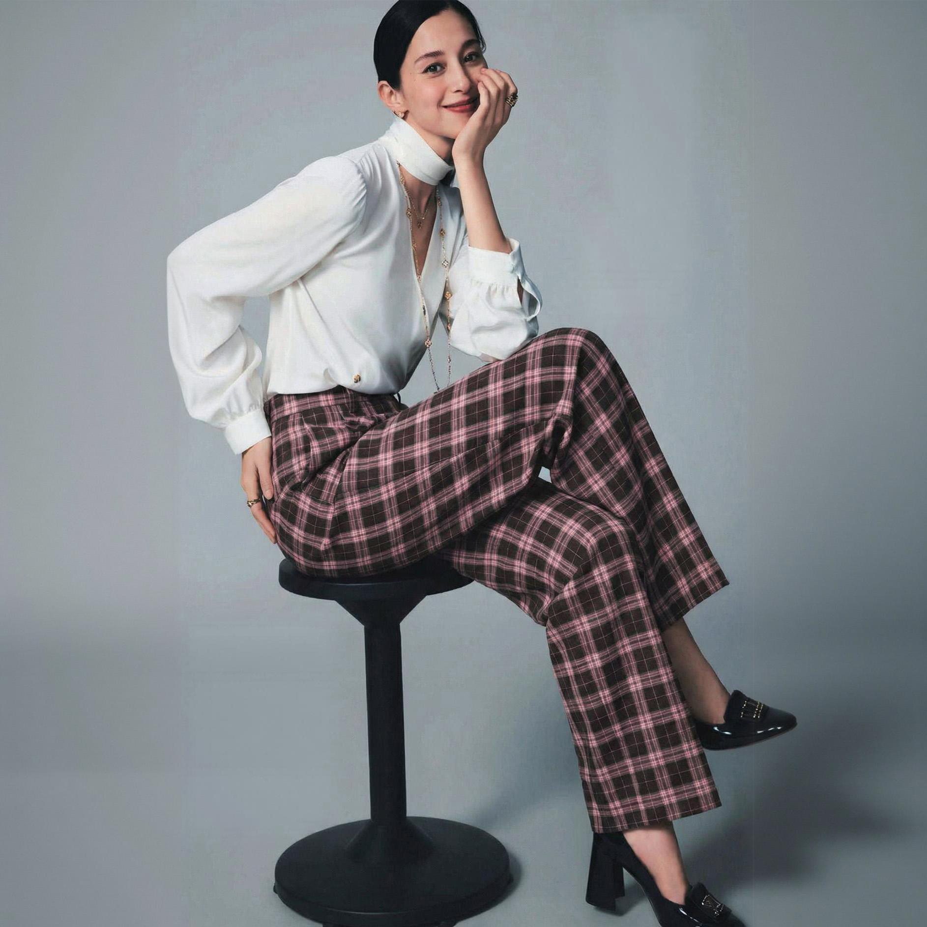 佰搭神裤 R家 富家千金 显瘦显高满屏大长腿 格纹/碎花直筒休闲裤,女装/女士精品,休闲裤,淘宝优惠券,粉丝福利购,淘宝优惠卷