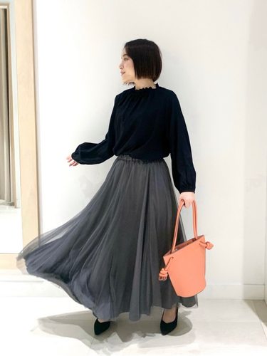 仙女裙正反鱼尾网纱松紧腰