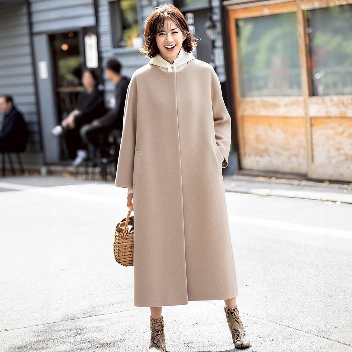 代1400+千金线N家 经典优雅范 琎口100羊毛圆领长款毛呢大衣外套,女装/女士精品,毛呢外套,淘宝优惠券,粉丝福利购,淘宝优惠卷