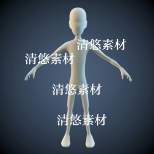 卡通外星人尸体躯体模型文件c4d obj格式 模型 非实物A494 fbx