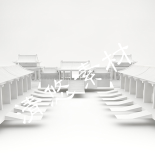 obj古建筑模型高模古风建筑场景 maya c4d fbx 961 白模