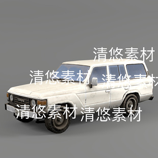 fbx 饰汽车文件 obj pbr次时代老旧场景装 非实物B960 3ds格式 c4d