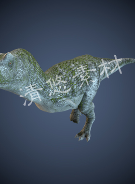 c4d fbx格式模型骨骼绑定带动画动作模型恐龙游戏怪物 A13