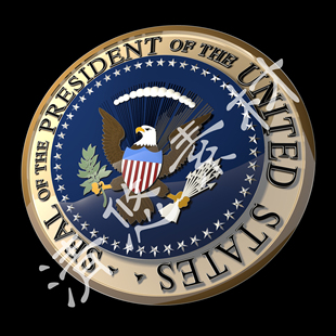 文件 美国国徽徽章标志3D模型 c4d工程文件模型 非实物 519