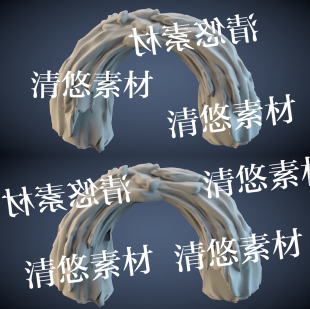 饰文件模型 3dmax 非实物A618 拱形石门场景装 obj格式 c4d fbx