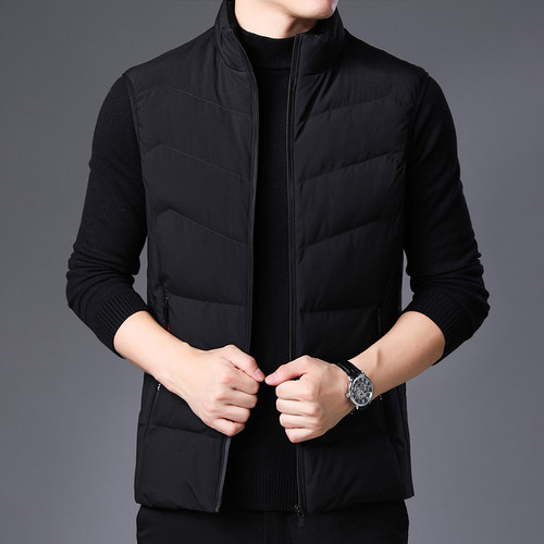 品牌羽绒棉保暖马甲男士秋冬外套