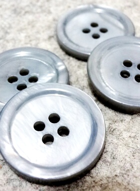 新款浅灰色淡灰色真贝扣热卖大衣西装西服毛衣纽扣扣子专卖1525mm