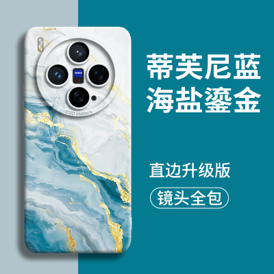 海盐鎏金适用vivox300pro手机壳vivo新款x300保护x200全包prox防100摔s外t壳90硅mini胶80后ultra女70套ultra