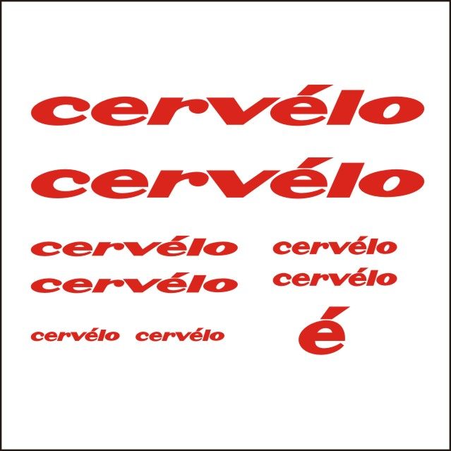 自行车贴纸 公路车山地车车架贴纸 cervelo车架字母镂空 diy贴纸
