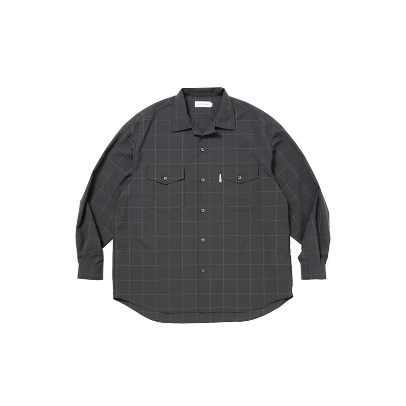 Cootie T/W L/S Scout Shirt 日产 羊毛混纺 暗格子衬衫