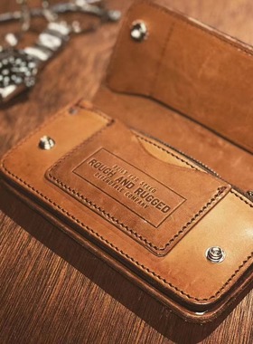 ［5折］ROUGH AND RUGGED BUCKSKIN WALLET鹿皮长财 TALON拉链