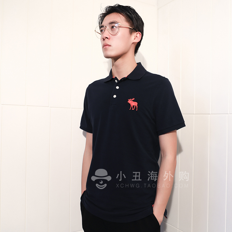 ÃÀ¹úÕýÆ·Abercrombie FitchÏļ¾poloÉÀ´ó¹´¿ÃÞ¶ÌÐätÐôÄÐaf±£ÂÞÉÀ