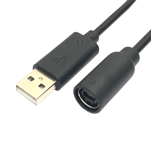 粤信适用于XBOX360游戏机有线手柄USB转接头转换线手柄插头连接线