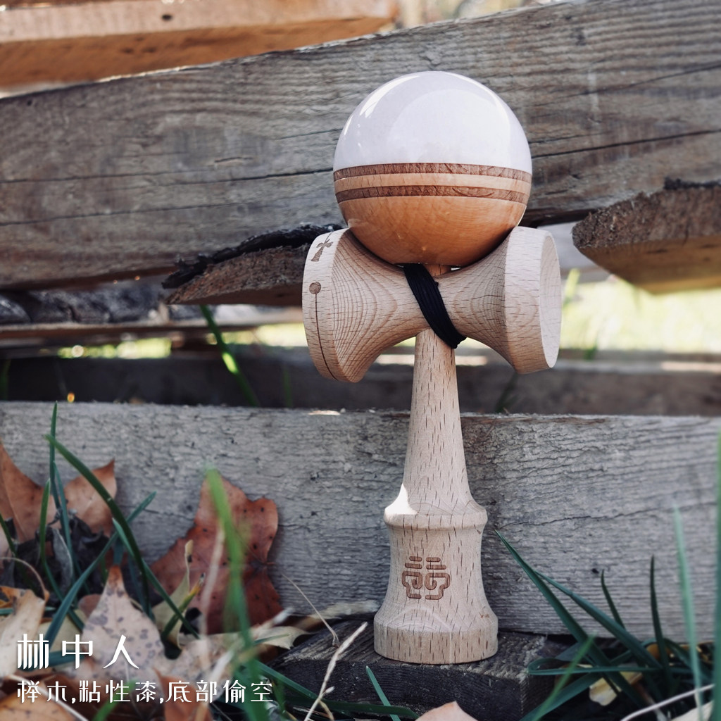 thumbnail for 0.1kg Kendama  Professional Kendama Competition Sticky Paint Beginner Beginner-Friendly Creative Gift