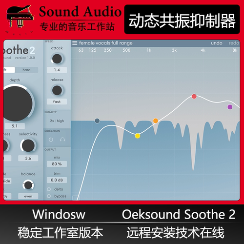 2动态共振抑制器混音效果器