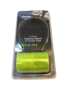 带反光绑腿带 夜骑反光裤 卡套装 自行车骑行反光束裤 夹 夜跑腿套裤