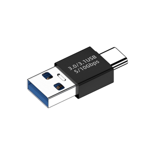 usb A公转type c转接头3.1OTG转接头C公转A公中弯U型立体转接头手机平板电脑连接u盘硬盘数据传输充电宝器头