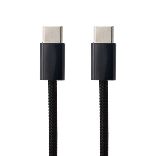 双头typec公对公快充PD手机数据线编织短线适用苹果MacBook pro笔记本华为MateBook电脑充电线c-to-c短款0.2m