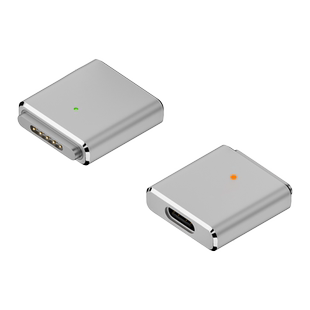 typec转magsafe3磁吸转接头PD接口转换头磁性线快充适用苹果笔记本macbook充电线pro充电器m1m2m3电脑air插头