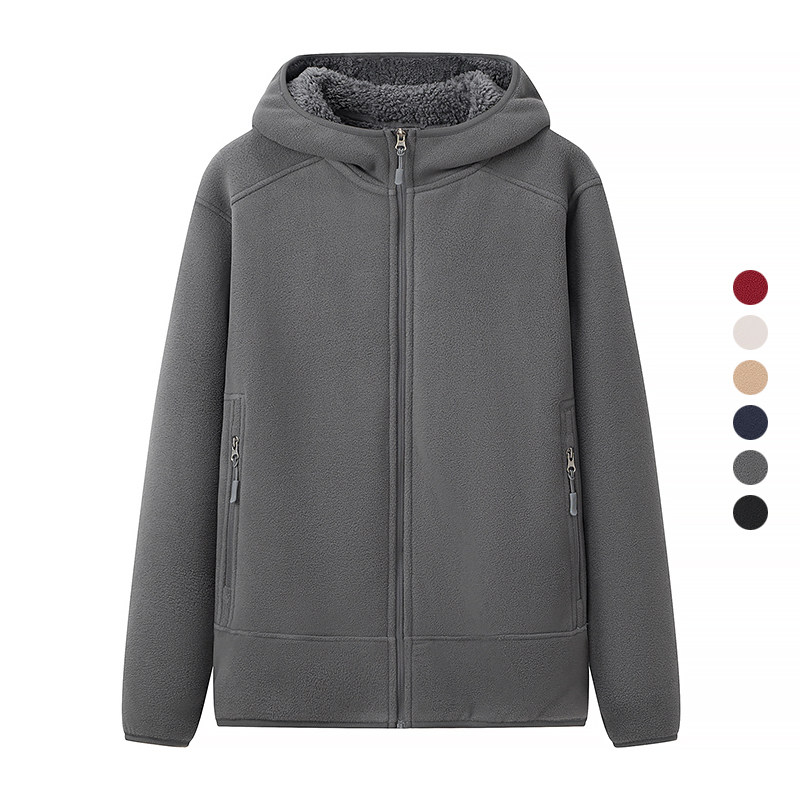 情侣装摇粒绒防风卫衣