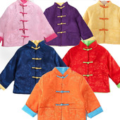 中国风童装 男童中式 新年装 儿童唐装 棉服双面穿亲子装 宝宝拜年服