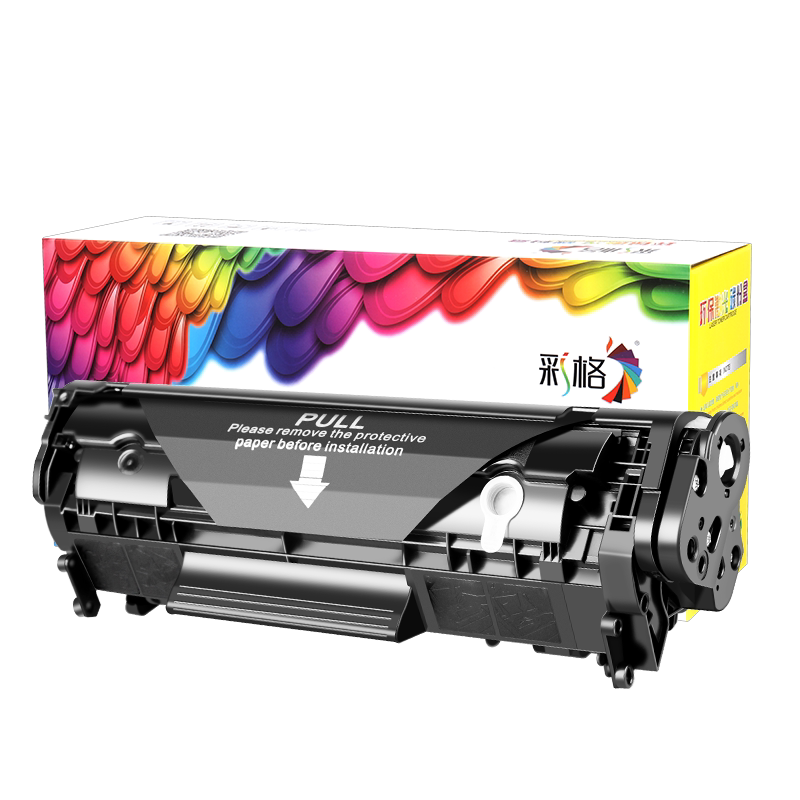 彩格原装适用惠普1020硒鼓laserjet 1020plus激光打印机2612a墨盒12a复印一体机墨粉盒hp1020碳粉盒q2612a