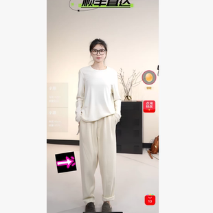 【小恩专属】1772691 裤子 【试穿L码/裤长100】