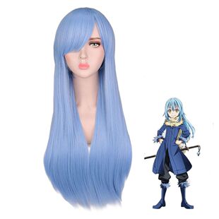 关于我转生成为史莱姆的这档事/那件事利姆露长发版cos假发浅蓝