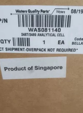 议价 Waters沃特世2487/2489分析流通池WAS081140