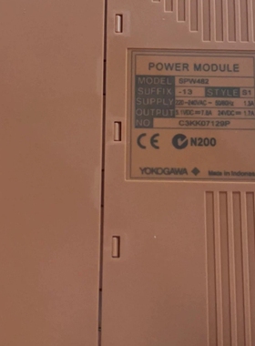 议价 YOKOGAWA SPW482 电源模组现货议价