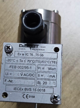 议价 FEB002/95-1 IECEx BVS 150018 T6-T5 Gb 28192 全新现货议