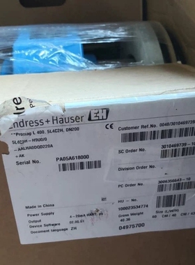 议价 E+H电磁流量计5L4C2H-AALHA0DQD220A+AK一体式DN200PA05A618