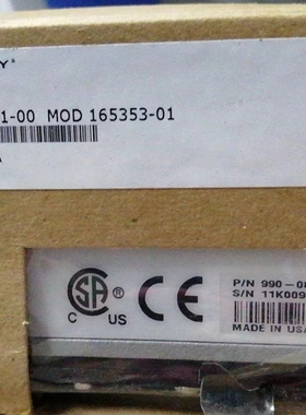 议价 全新原装本特利990-08-XX-01-00，MOD 165353-01 现货销售