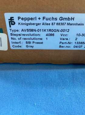 售前P+F倍加福AVS58N-011K1ROGN-0012编码器133658数字模块控制模