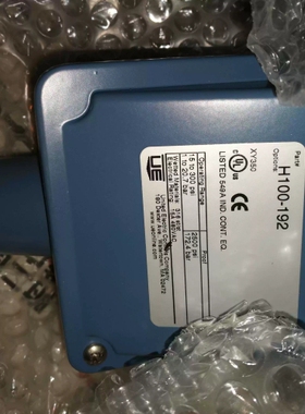 议价 H100-192 压力开关 15-300 psi H100-192 H100-192 HK