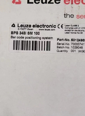 议价 德国劳易测激光扫瞄器BPS 348i SM 100D BPS348iSM100D 5012