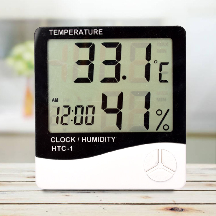 电子台式干湿温度计家用室内温湿度表大棚壁挂式儿童婴儿高精准度