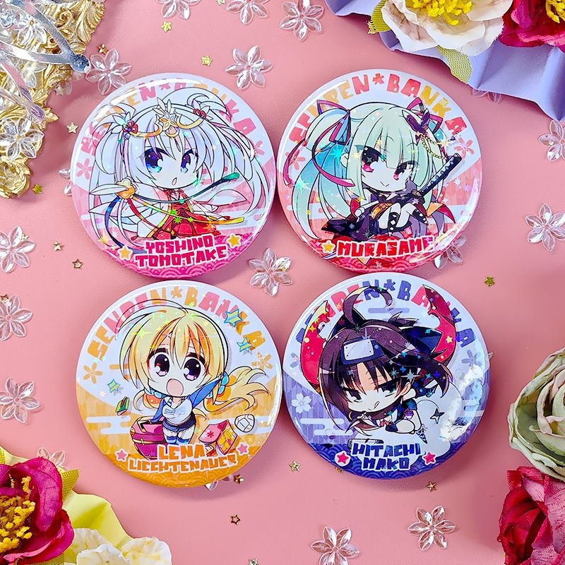 千恋万花同人谷吧唧徽章镭射周边