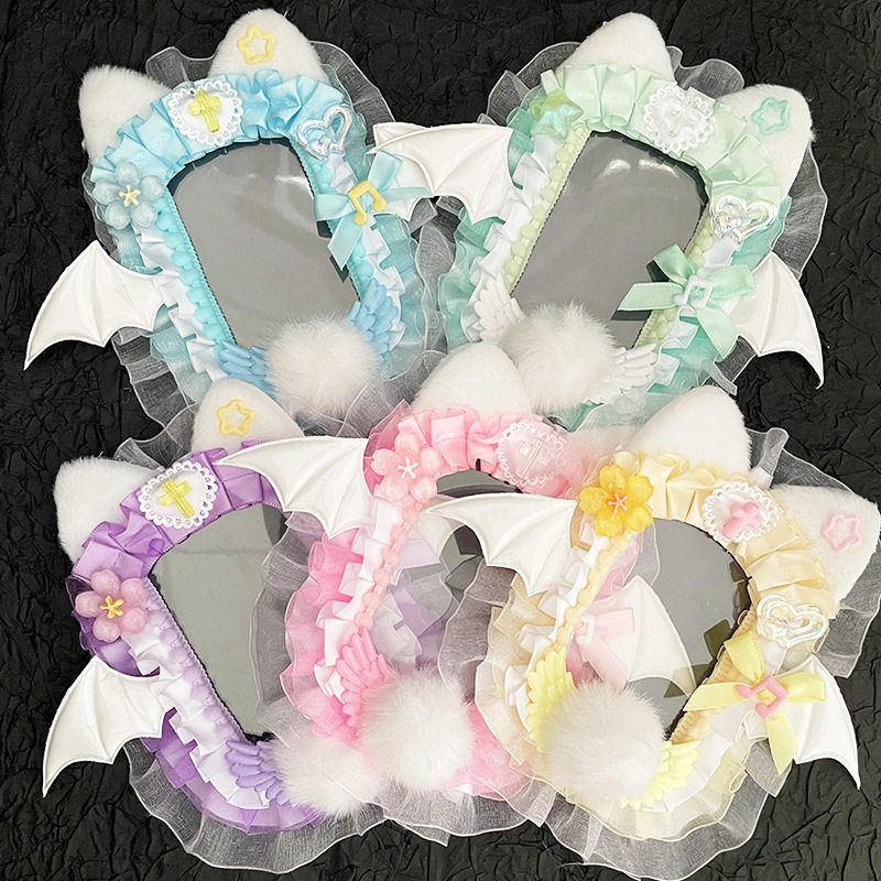 蝙蝠小卡卡套拍立得套配小马宝莉二次元痛包diy材料三寸成品谷美