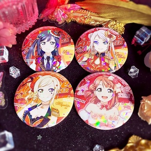 LoveLive虹学会同人吧唧谷子上原步梦钟岚珠优木雪菜近江彼方周边