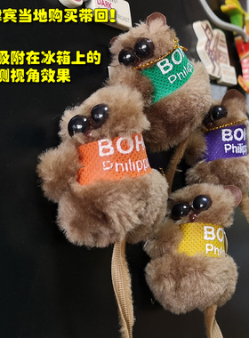 菲律宾带回薄荷岛眼镜猴冰箱贴