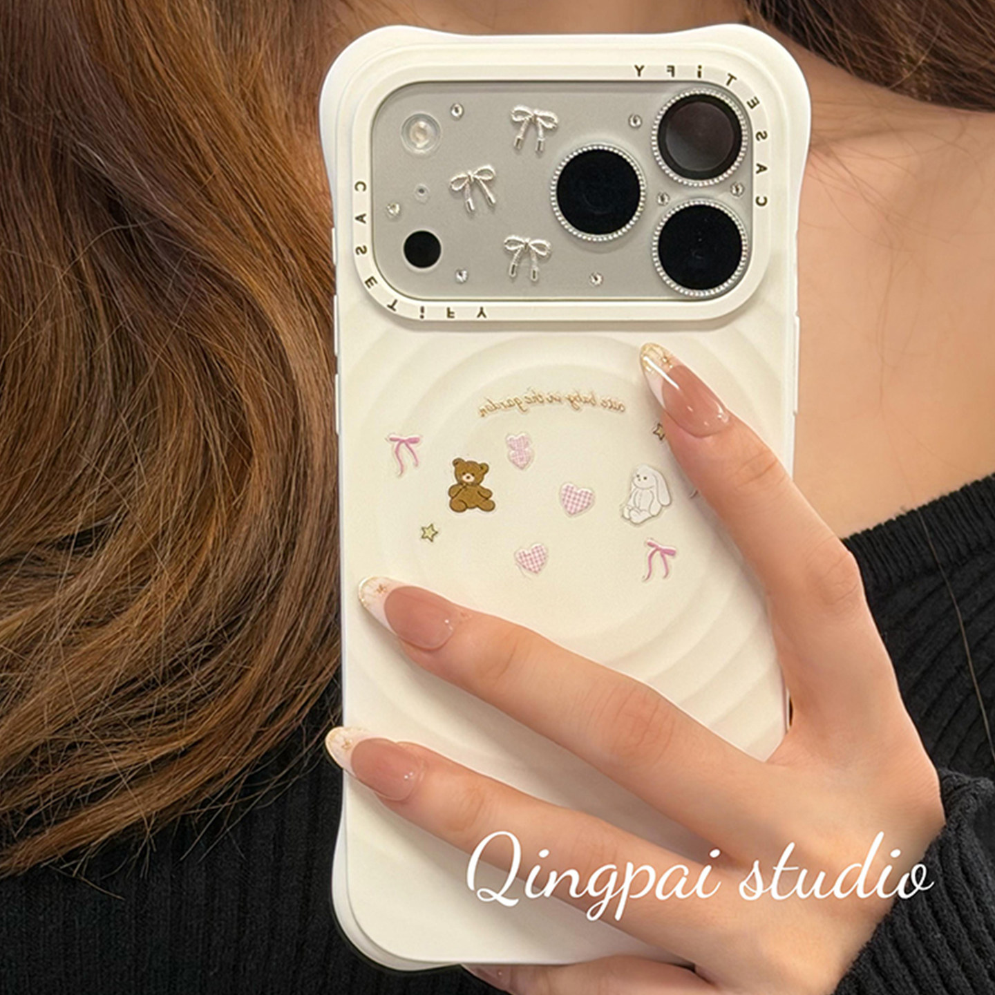 轻派ins立体蝴蝶结适用iPhone17promax透明镜头膜新款苹果air后摄像头16pro钢化玻璃plus可爱15防刮花14软膜,3C数码配件,手机贴膜,淘宝优惠券,粉丝福利购,淘宝优惠卷