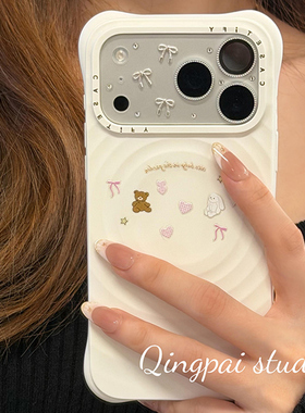 轻派ins立体蝴蝶结适用iPhone17promax透明镜头膜新款苹果air后摄像头16pro钢化玻璃plus可爱15防刮花14软膜