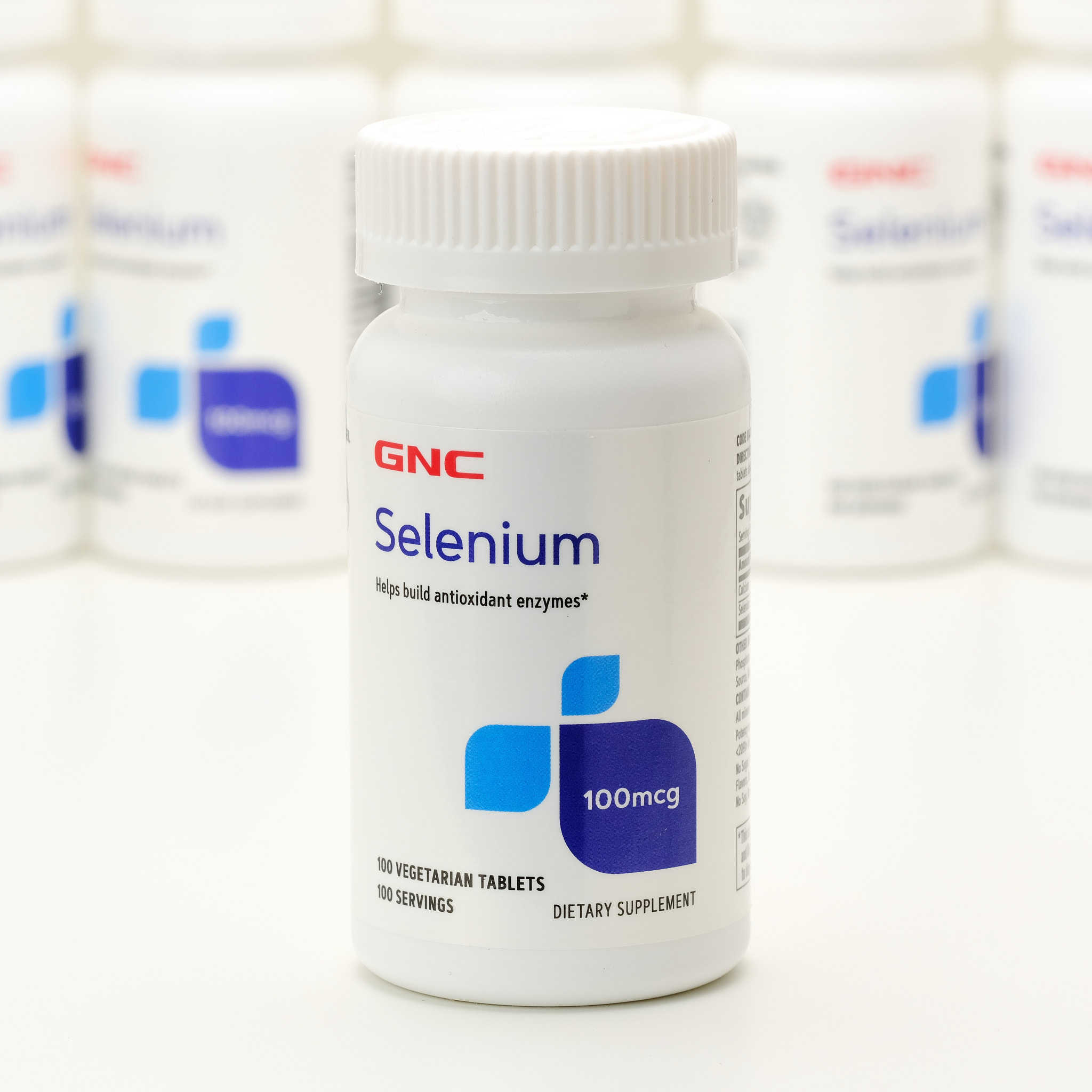 现货美国GNC硒片元素富硒酵母片100mcg*100粒提高补硒增免疫力HPV