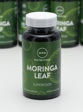 现货美国MRM营养有机辣木叶粉Moringa Leaf 600mg*60粒全素食胶囊